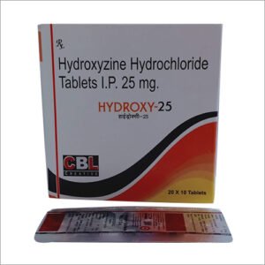 25 MG Hydroxyzine Hydrochloride Tablets IP