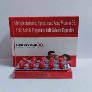 Methylcobalamin alpha lipoic acid vitamin B6 folic acid and pregabalin soft gelatin cap